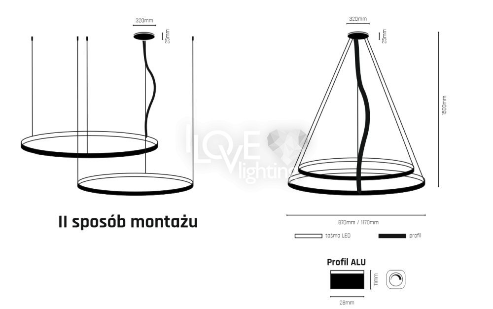 Lampa Wisz Ca Led K Agari Multi Shilo Ilove Lighting Z