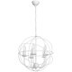 Żyrandol duży biały GLOBE 5132 Luminex