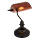 Lampa biurkowa bankierka ANTIQUE 2491C Globo