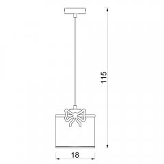 Dziecięca lampa wisząca SWEET 9435 Luminex