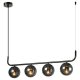 Lampa wisząca ALISA LP-005/4L grafit Light Prestige