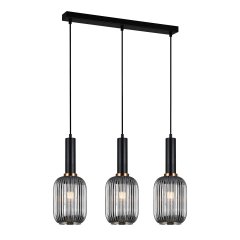 Lampa wisząca Antiola PND-5588-3M-BK + SG Italux