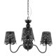 Lampa wisząca Arianna V2473B-3 BL Italux