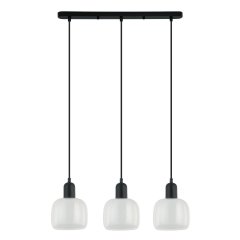 Lampa wisząca LAMEZIA PND-67594-3-BK + CL Italux