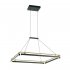 Lampa wisząca LED 44W MERLOT PND-54638S-44W-3K-BK-GD Italux