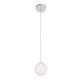 Lampa wisząca LED Chrom ZOE P0388 MaxLight