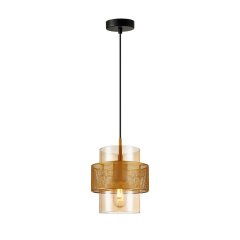 Lampa wisząca Vinoti PND-22132-1S-GD-AMB Italux