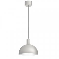 Szara metalowa lampa wisząca HANDA 4303 Luminex