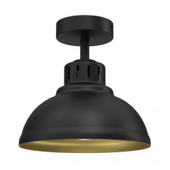 Czarna lampa sufitowa SVEN 9115 Luminex