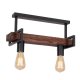 Drewniana lampa sufitowa 2-punktowa HARD 664 Luminex