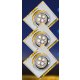 Zestaw trzech opraw wpuszczanych oczek z paskiem LED SS-22 CH/TR+AM 99-54760 Candellux