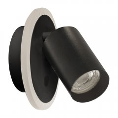 Kinkiet reflektor spot z włącznikiem PARMA LP-0612 / 1WS BK Light Prestige