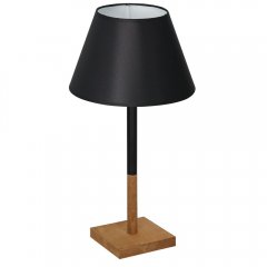 Lampa stołowa nocna z czarnym abażurem TABLE LAMPS 3749 Luminex