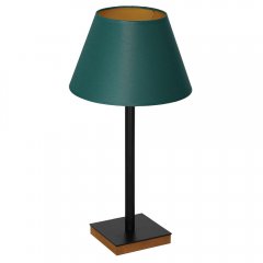 Lampa stołowa nocna z zielonym abażurem TABLE LAMPS 3762 Luminex