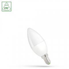 Żarówka LED Świecowa 1W E14 NW WOJ + 14452_1W Spectrum