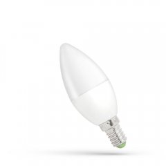 Żarówka LED Świecowa 4W E14 NW WOJ + 14506_4W Spectrum