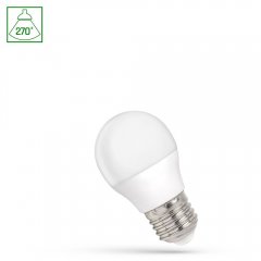 Żarówka LED Kulka 1W E27 WW WOJ + 14448_1W Spectrum