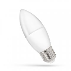 Żarówka LED Świecowa 8W E27 NW WOJ + 16833 Spectrum