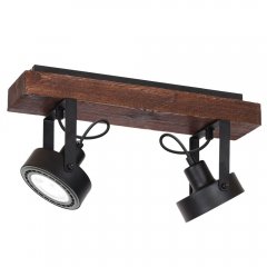 Lampa reflektor spot podwójny VIVA WOOD 1228 Luminex