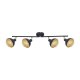 Lampa reflektor spot SAVIO SPL-27357-4-BK-GD Italux