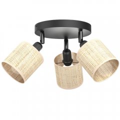 Potrójna lampa reflektor na okręgu RATTAN SPOT 5297 Luminex